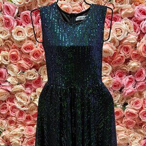 Little Girls Sequined Dress